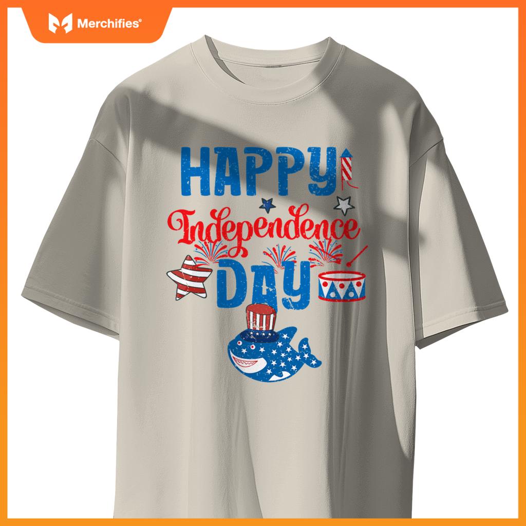 Independence day patriotic whale hat fireworks drum