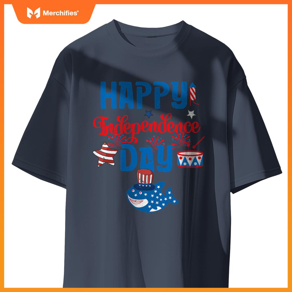 Independence day patriotic whale hat fireworks drum
