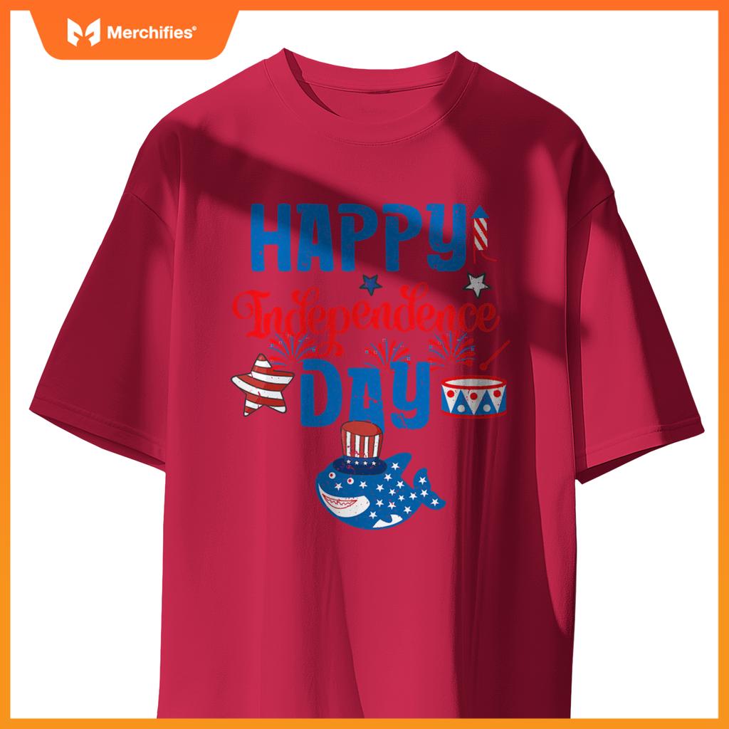 Independence day patriotic whale hat fireworks drum