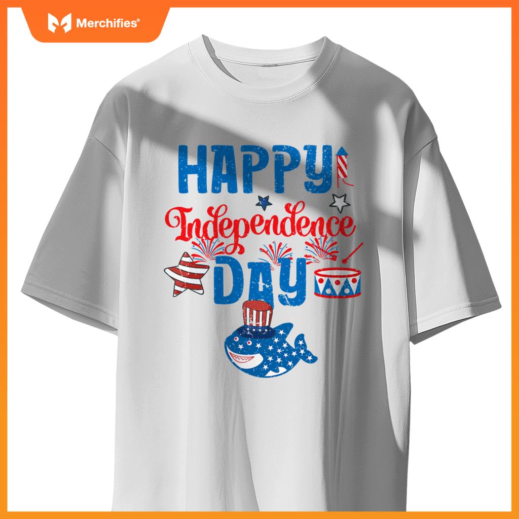Independence day patriotic whale hat fireworks drum