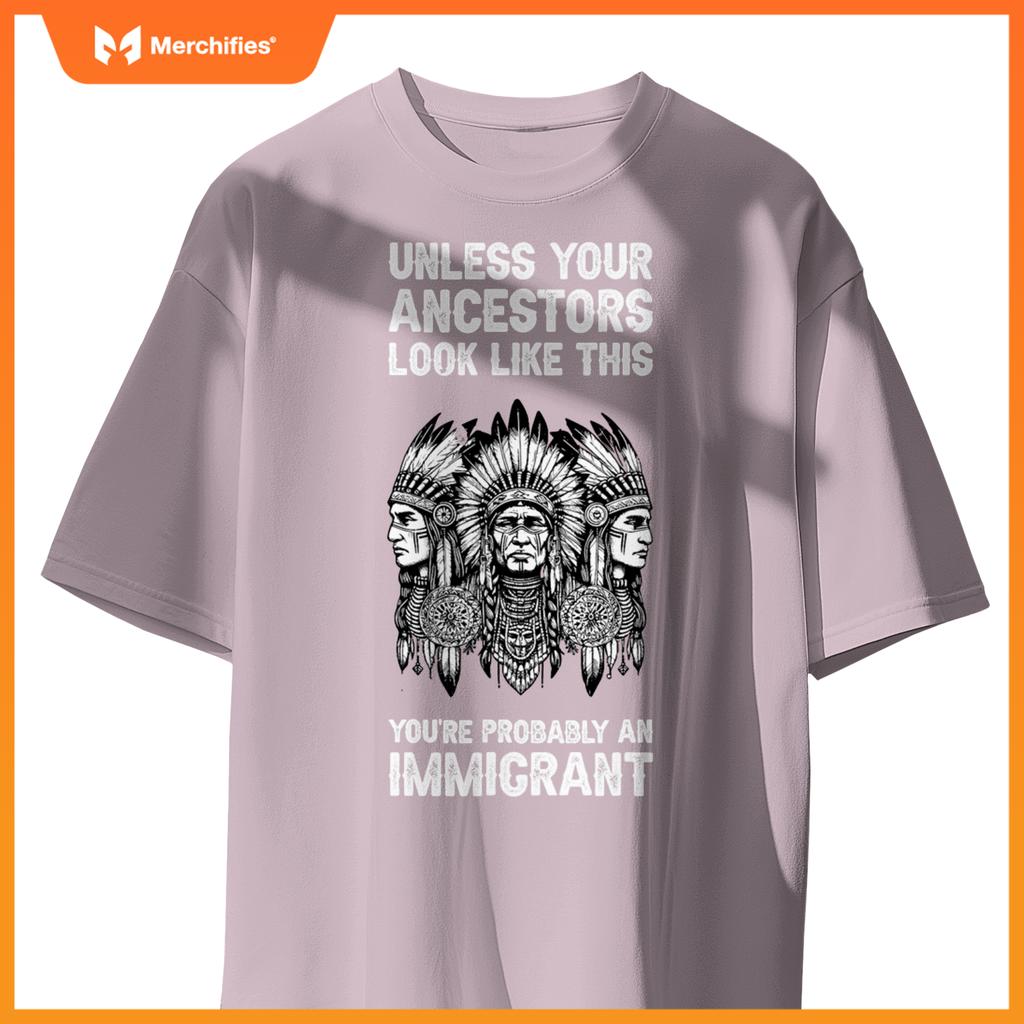 Indian Native American Clothing Youre Probably An Immigrant T-Shirt