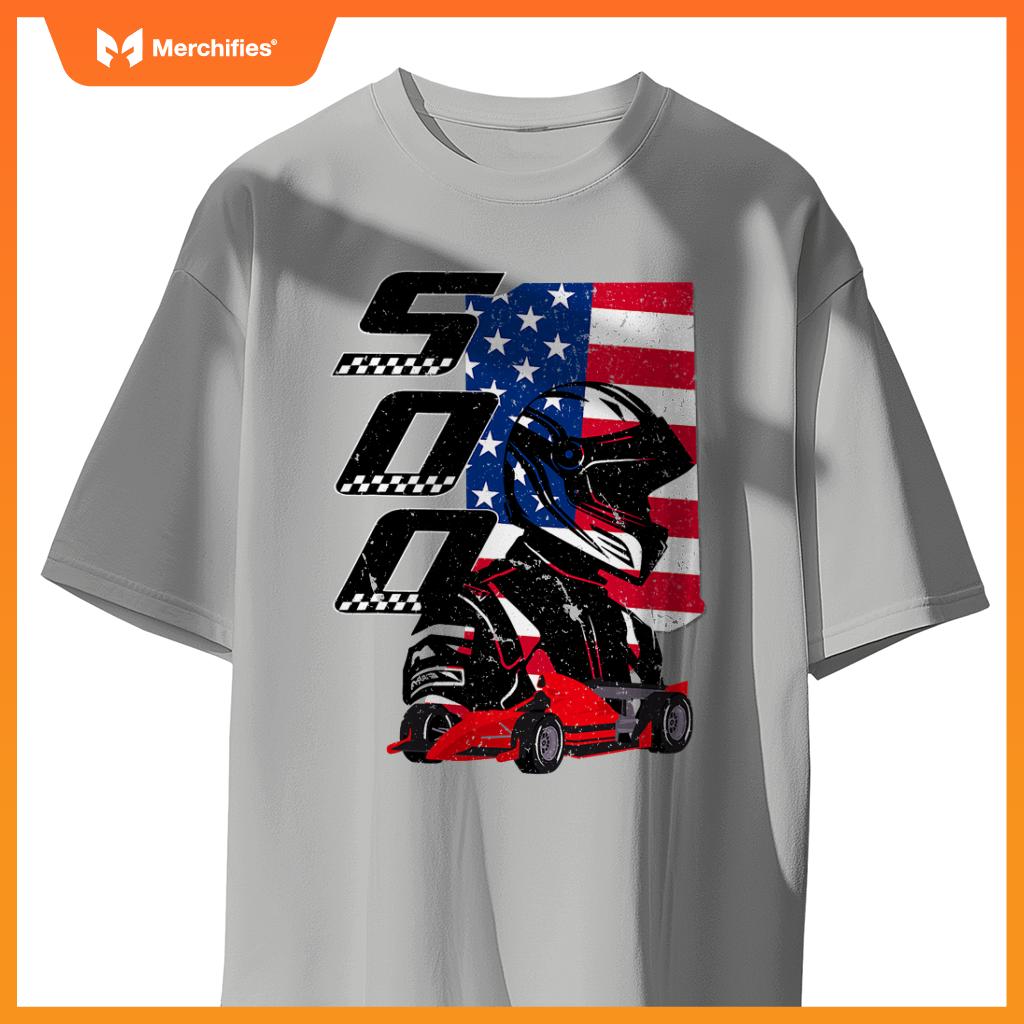 Indianapolis Indiana State 500 Race Car Mula Racing Car T-Shirt