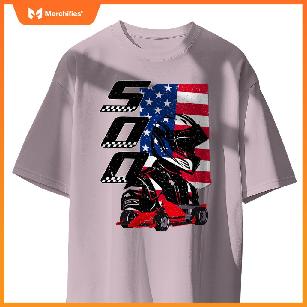 Indianapolis Indiana State 500 Race Car Mula Racing Car T-Shirt