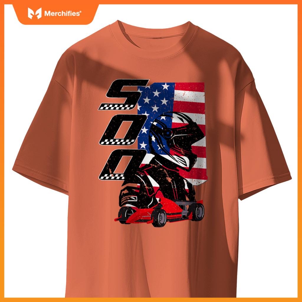 Indianapolis Indiana State 500 Race Car Mula Racing Car T-Shirt