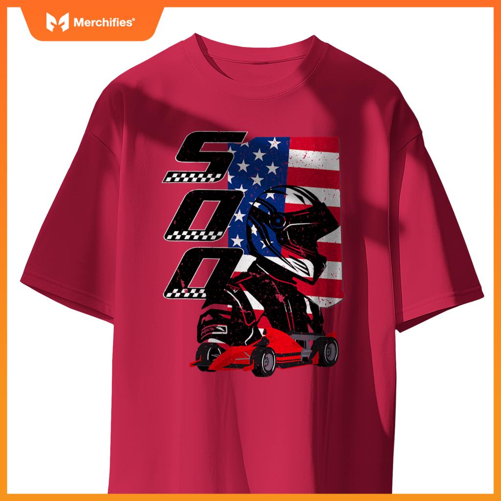 Indianapolis Indiana State 500 Race Car Mula Racing Car T-Shirt
