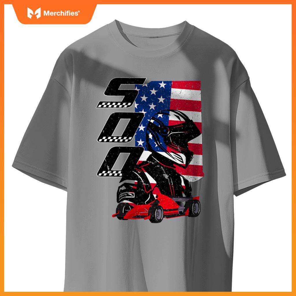 Indianapolis Indiana State 500 Race Car Mula Racing Car T-Shirt
