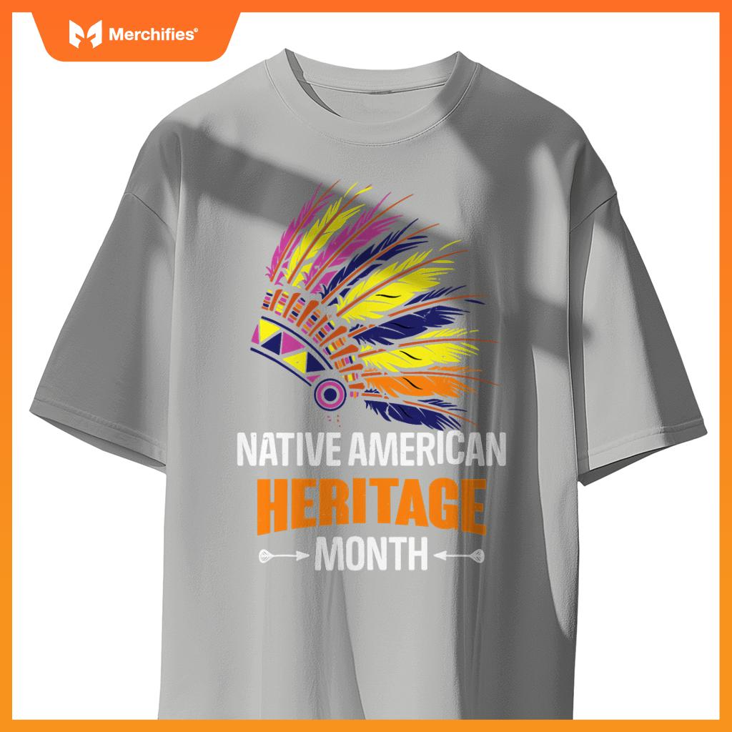 Indigenous Peoples Day Native American Heritage Head T-Shirt