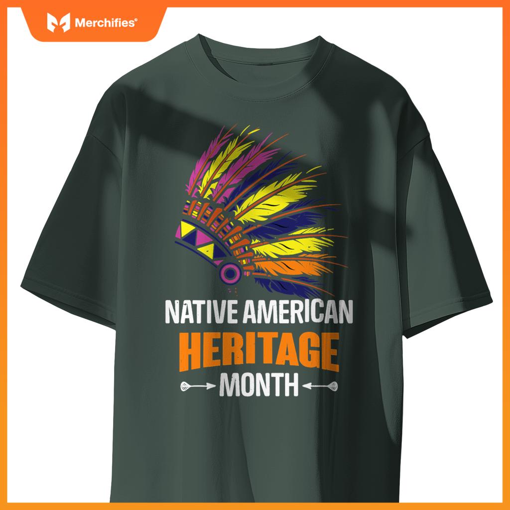 Indigenous Peoples Day Native American Heritage Head T-Shirt
