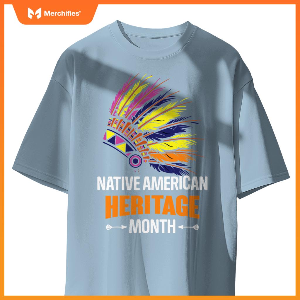 Indigenous Peoples Day Native American Heritage Head T-Shirt
