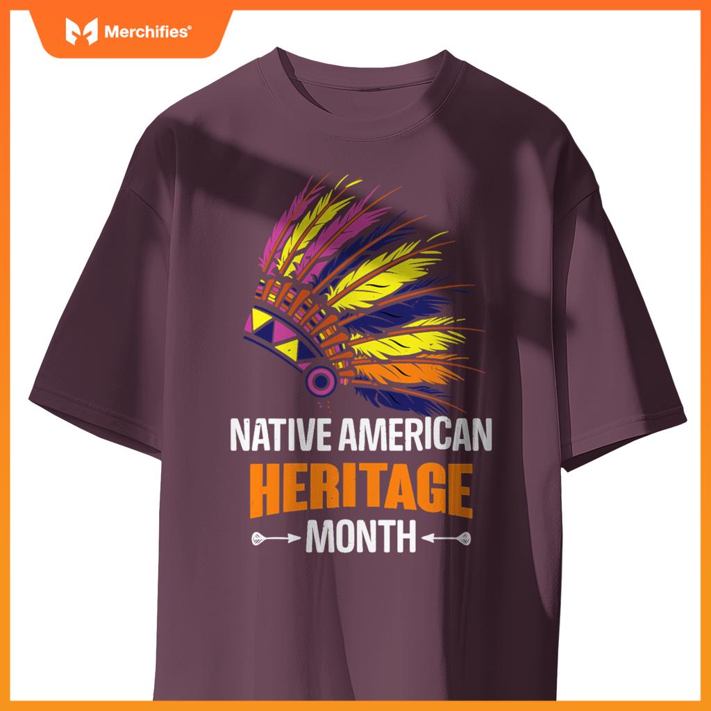 Indigenous Peoples Day Native American Heritage Head T-Shirt