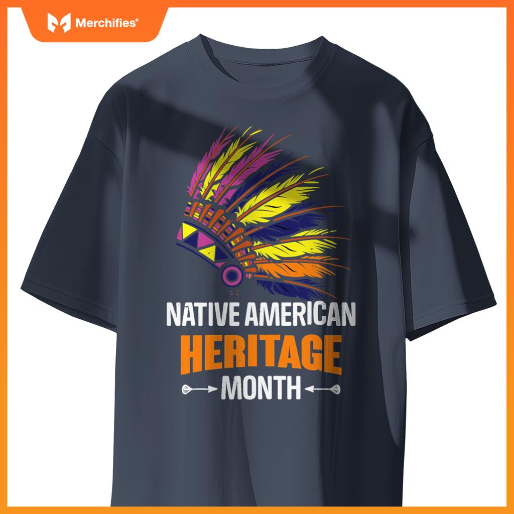 Indigenous Peoples Day Native American Heritage Head T-Shirt
