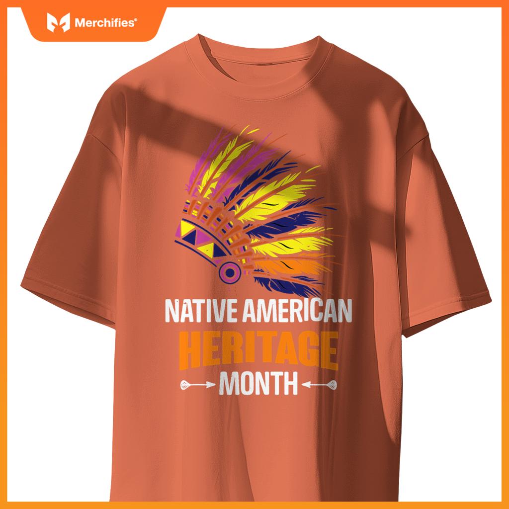 Indigenous Peoples Day Native American Heritage Head T-Shirt