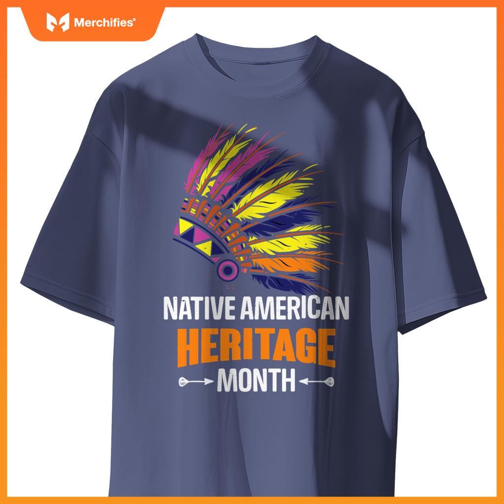 Indigenous Peoples Day Native American Heritage Head T-Shirt