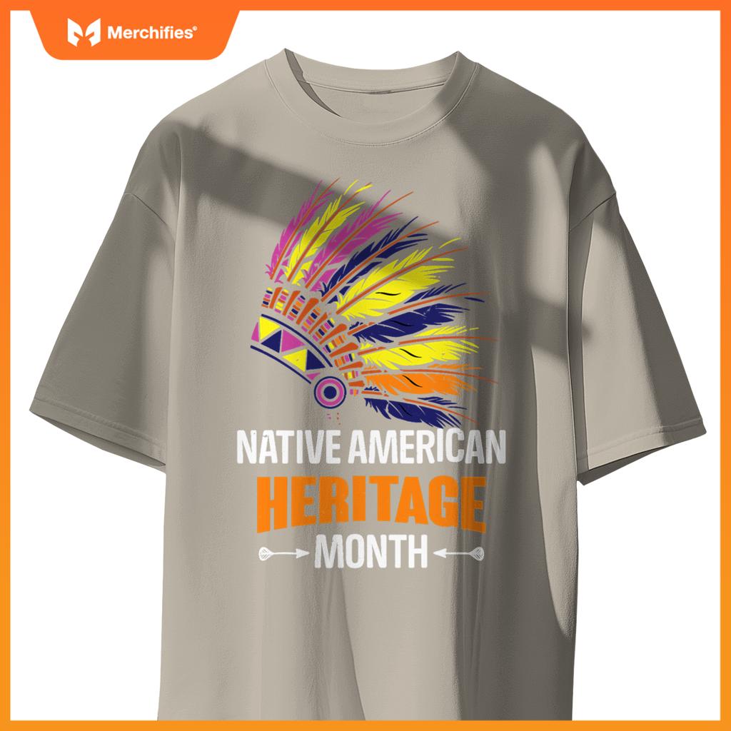 Indigenous Peoples Day Native American Heritage Head T-Shirt