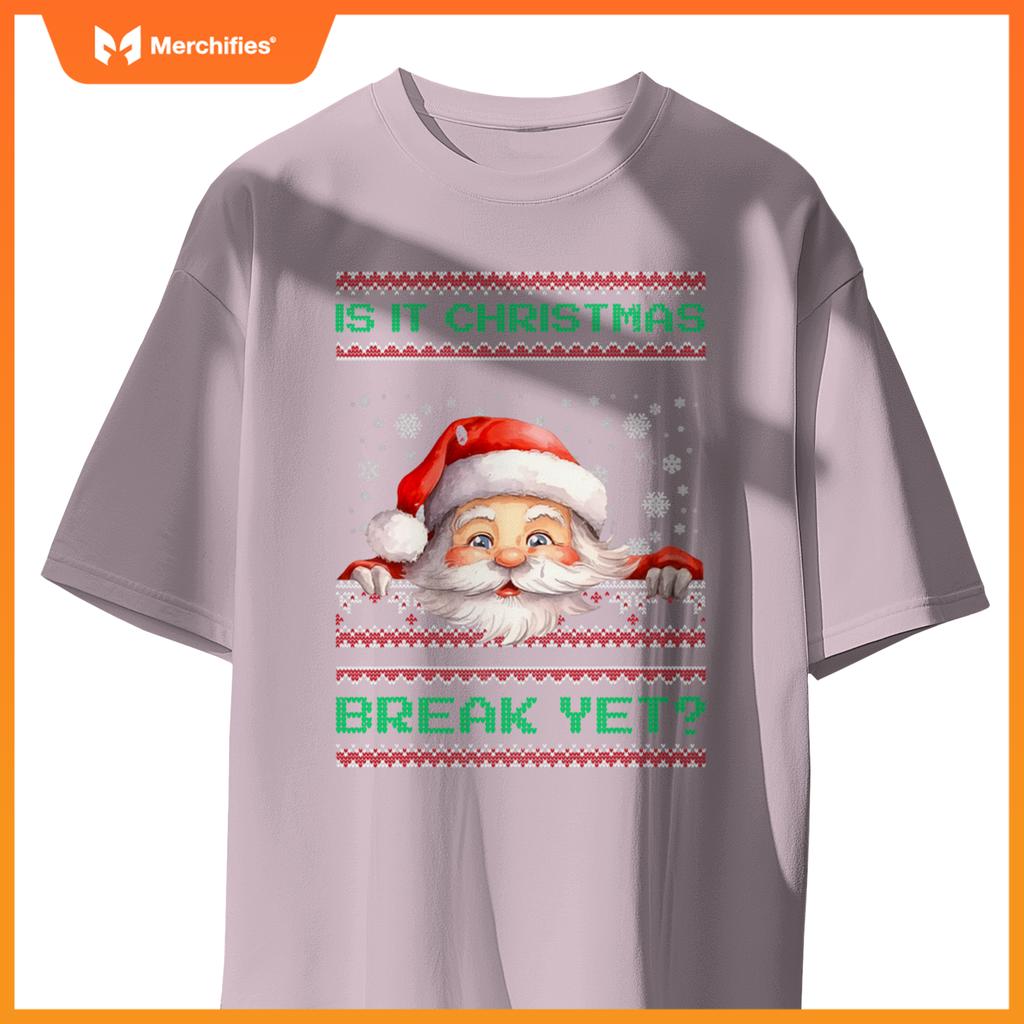 Is it christmas break yet santa clause  teacher women