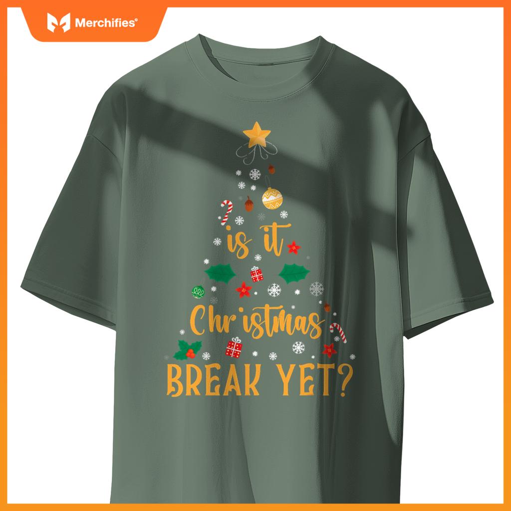 Is it christmas break yet  christmas teacher xmas tree