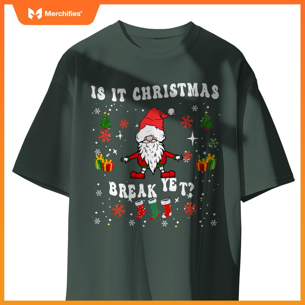 Is it christmas break yet groovy holiday xmas teacher