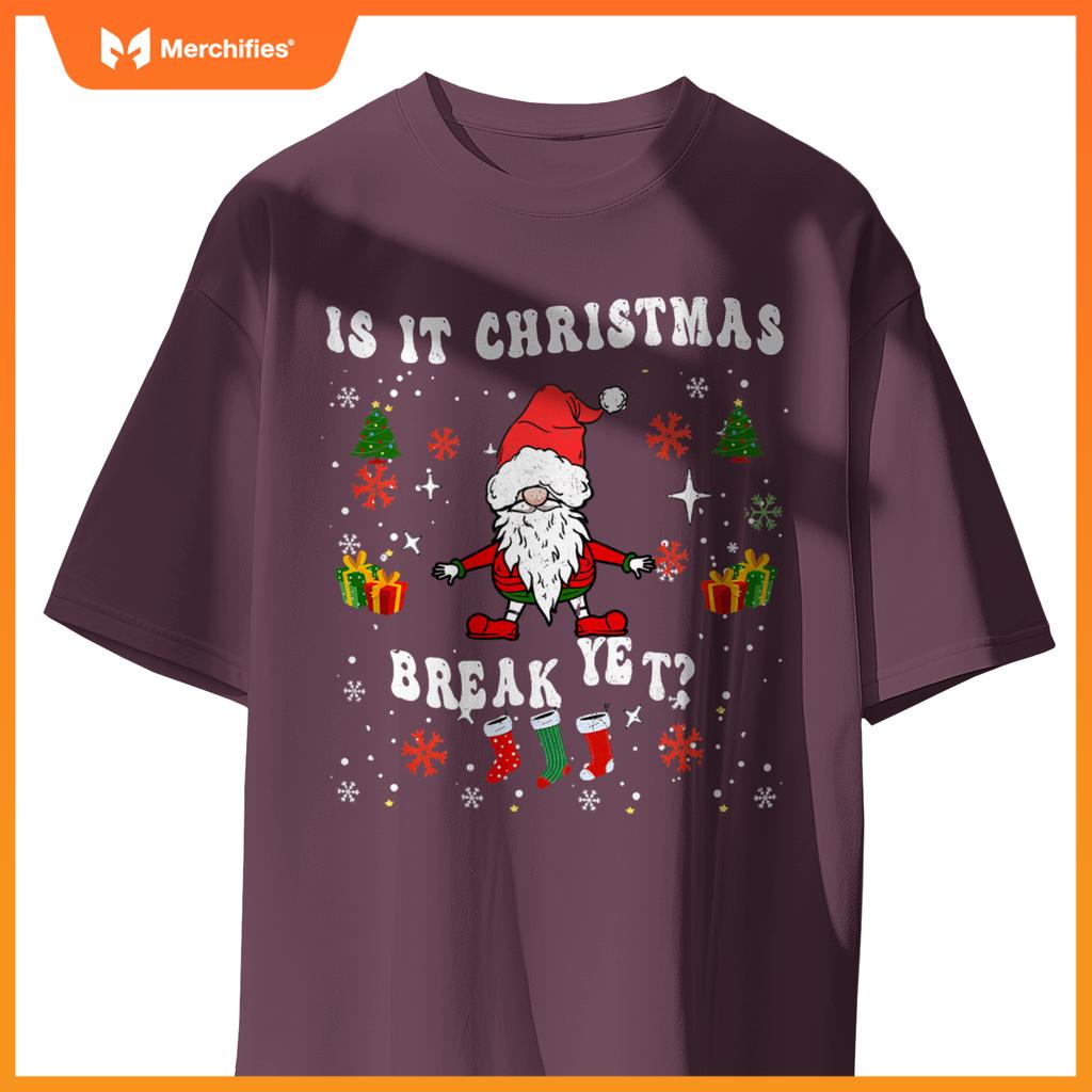 Is it christmas break yet groovy holiday xmas teacher