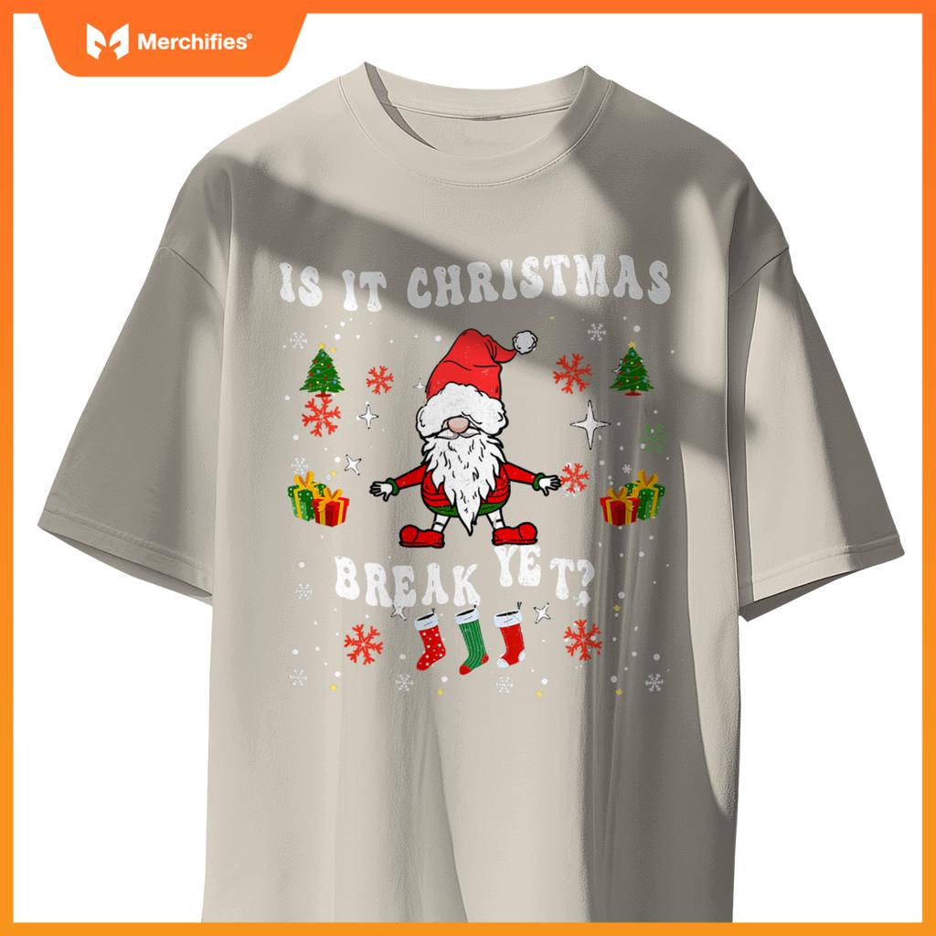 Is it christmas break yet groovy holiday xmas teacher