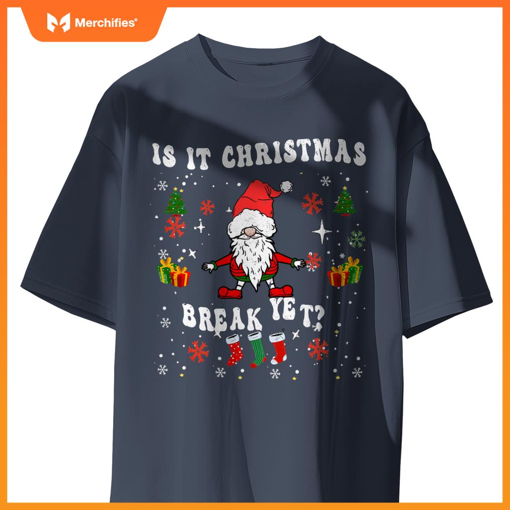 Is it christmas break yet groovy holiday xmas teacher