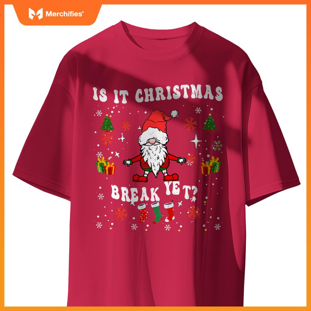 Is it christmas break yet groovy holiday xmas teacher