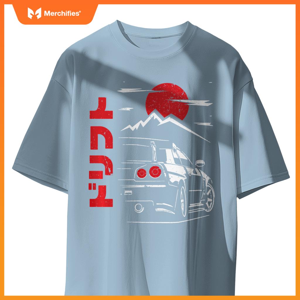 Jdm Tokyo Japan Drift Race Car Tuning Graphic T-Shirt
