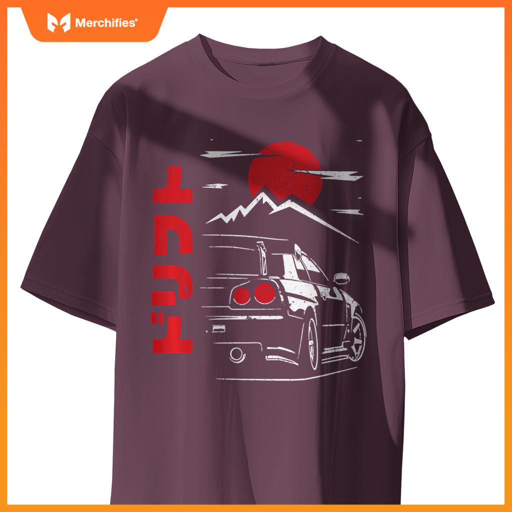 Jdm Tokyo Japan Drift Race Car Tuning Graphic T-Shirt