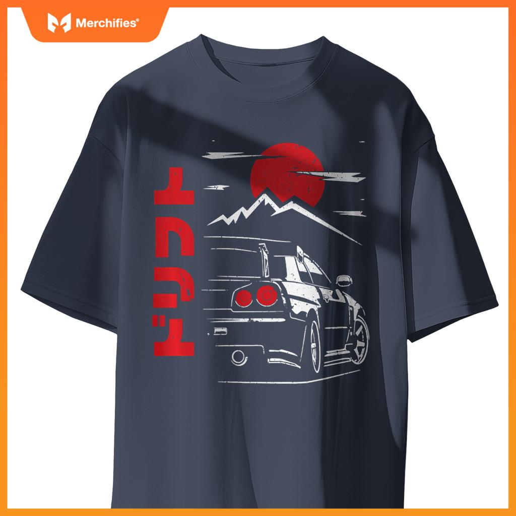Jdm Tokyo Japan Drift Race Car Tuning Graphic T-Shirt