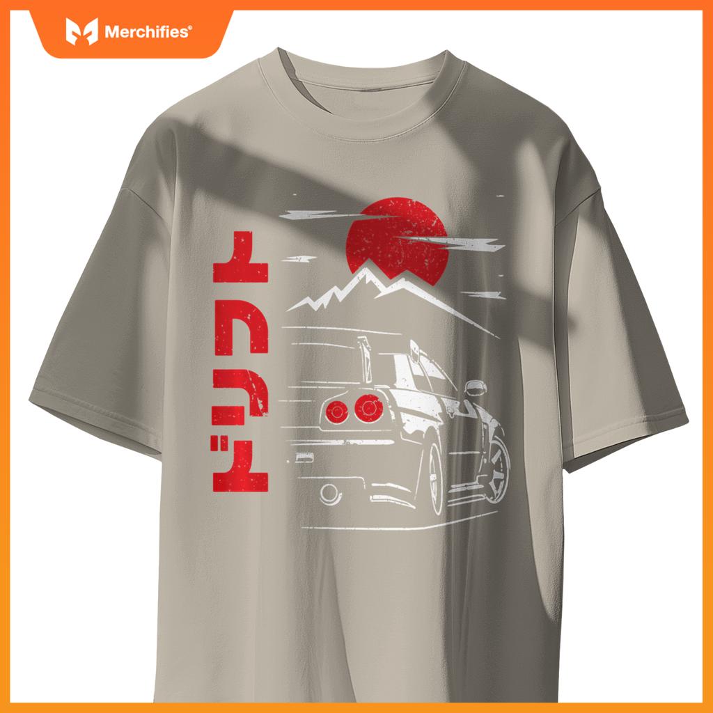 Jdm Tokyo Japan Drift Race Car Tuning Graphic T-Shirt