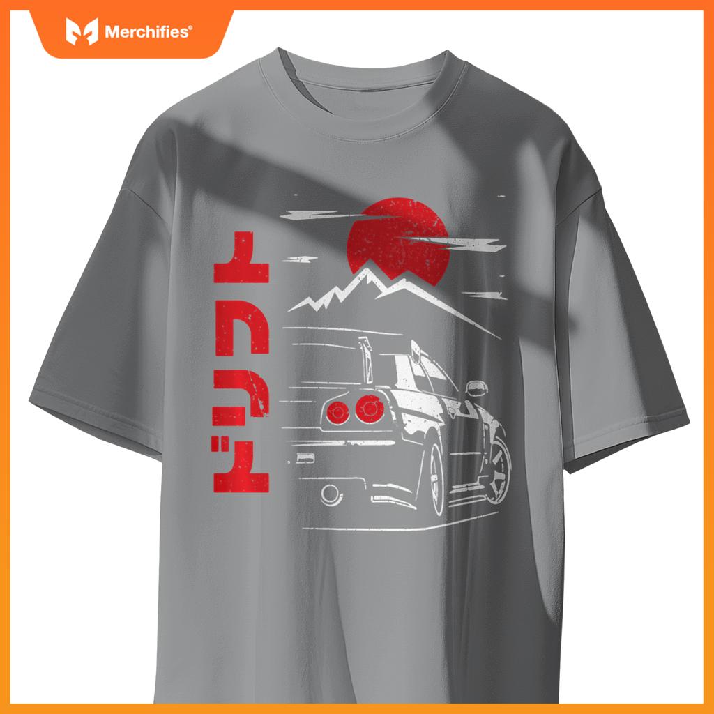 Jdm Tokyo Japan Drift Race Car Tuning Graphic T-Shirt