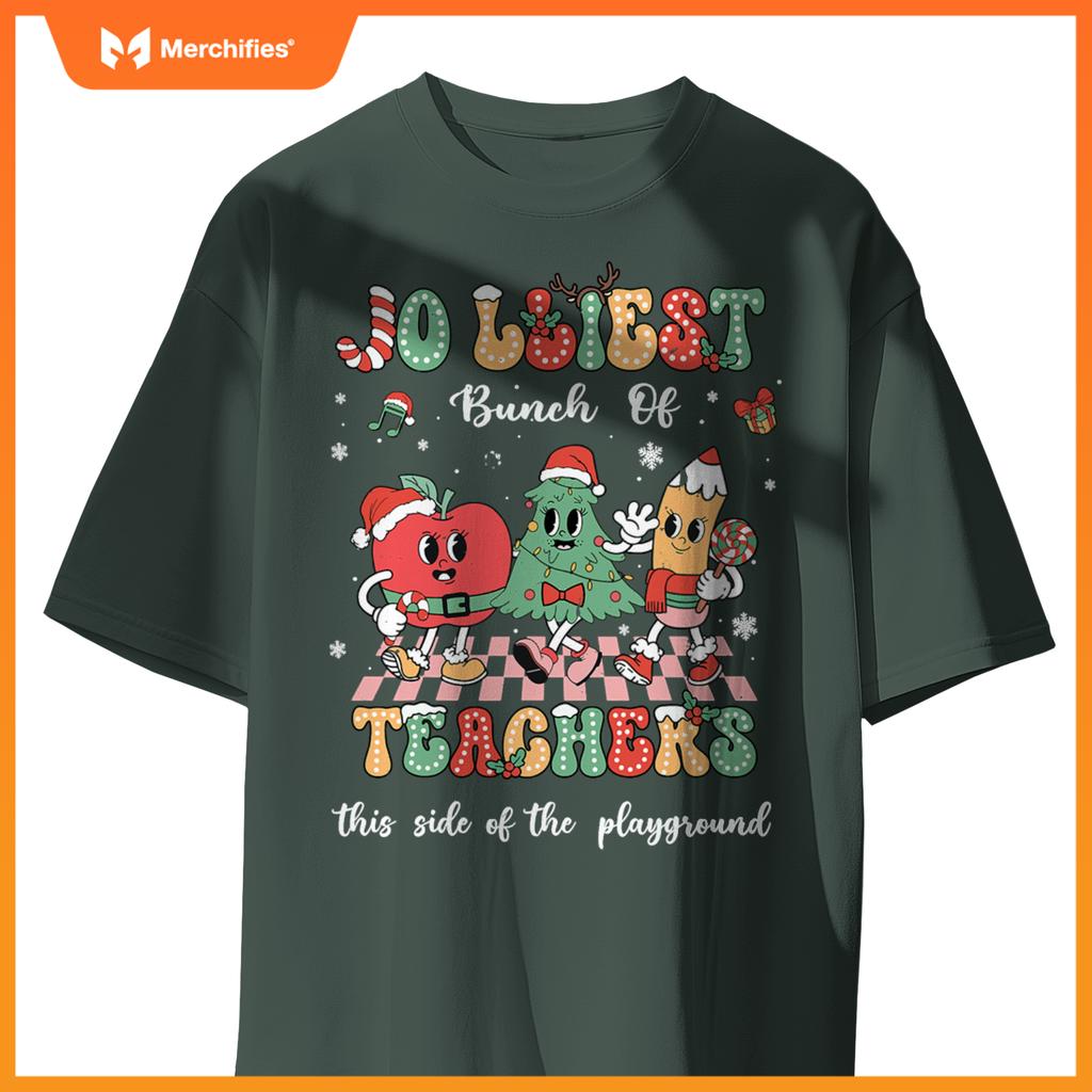 Jolliest bunch of teachers teaching squad teacher christmas