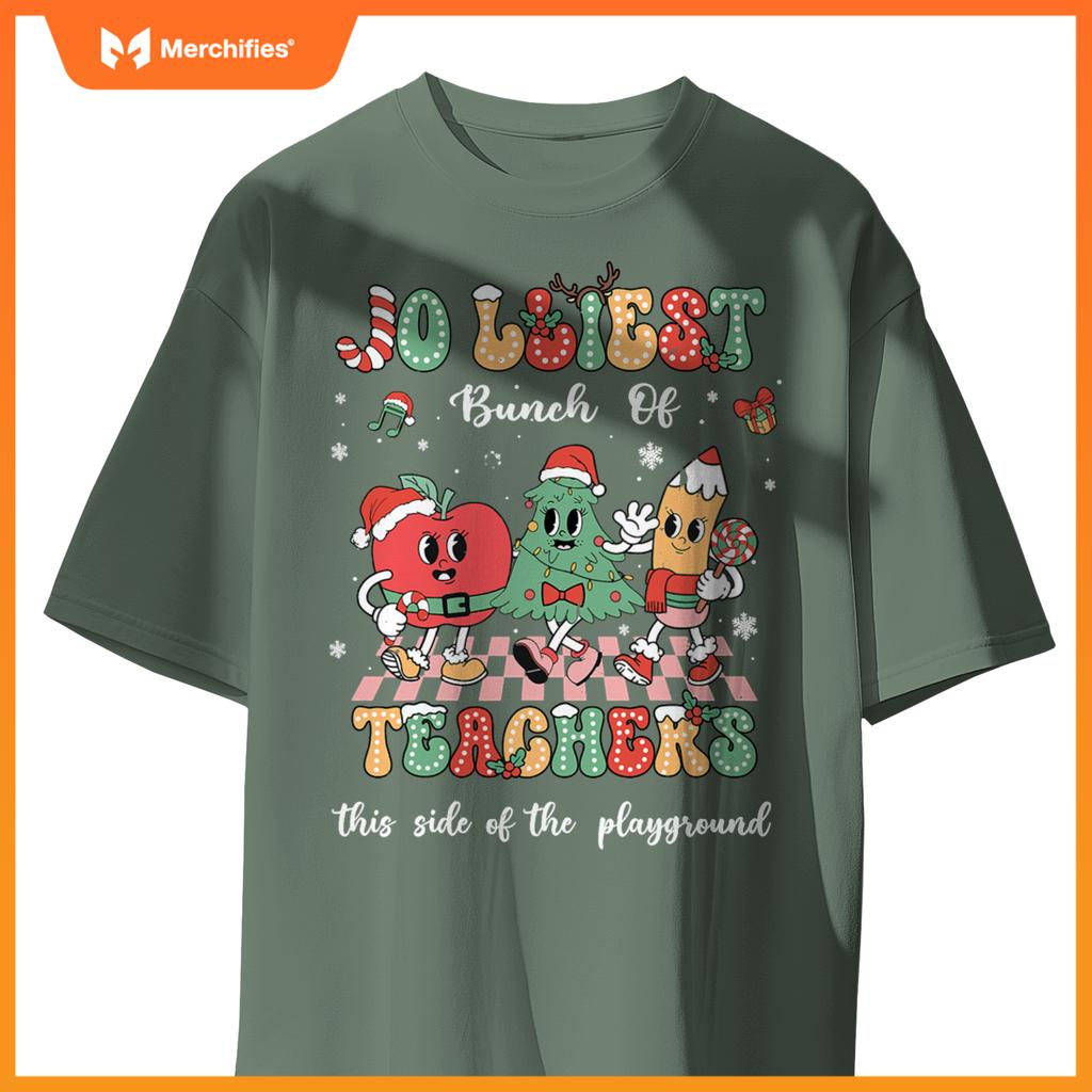 Jolliest bunch of teachers teaching squad teacher christmas