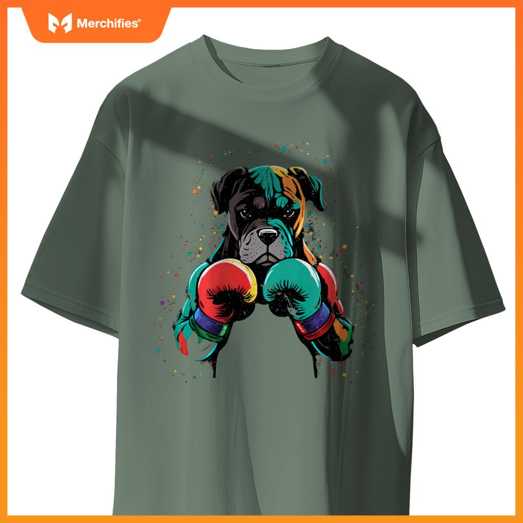 Kickboxing Or Boxing Boxer Dog T-Shirt