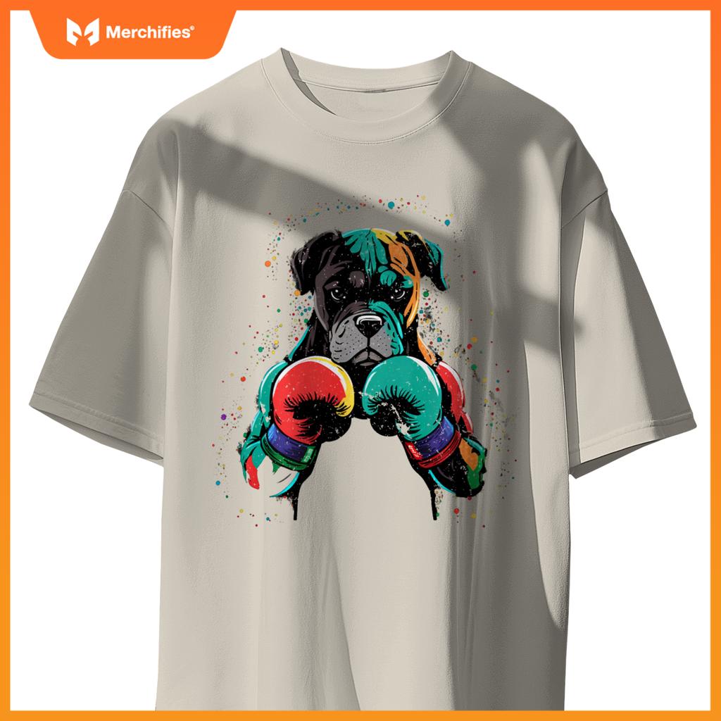 Kickboxing Or Boxing Boxer Dog T-Shirt