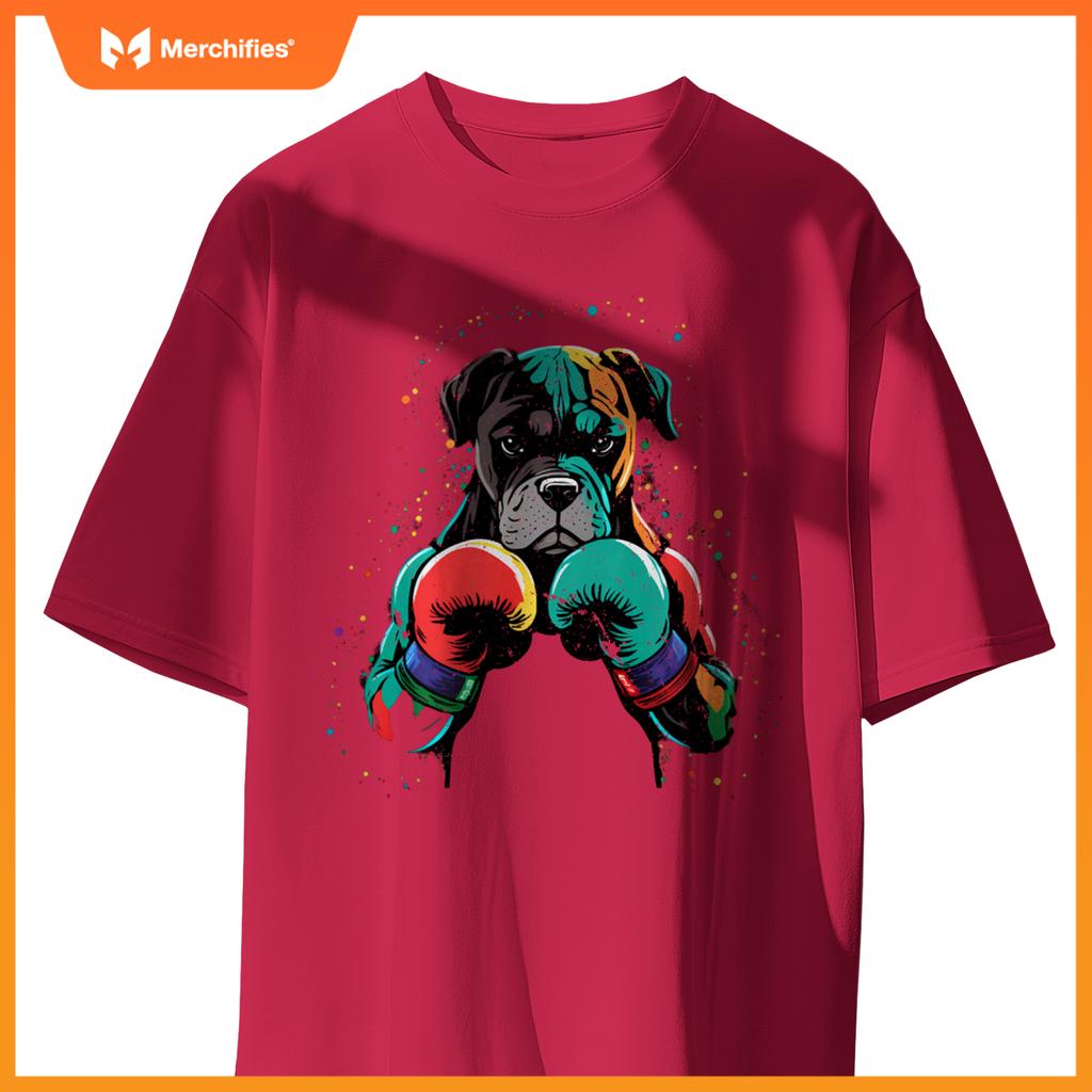 Kickboxing Or Boxing Boxer Dog T-Shirt