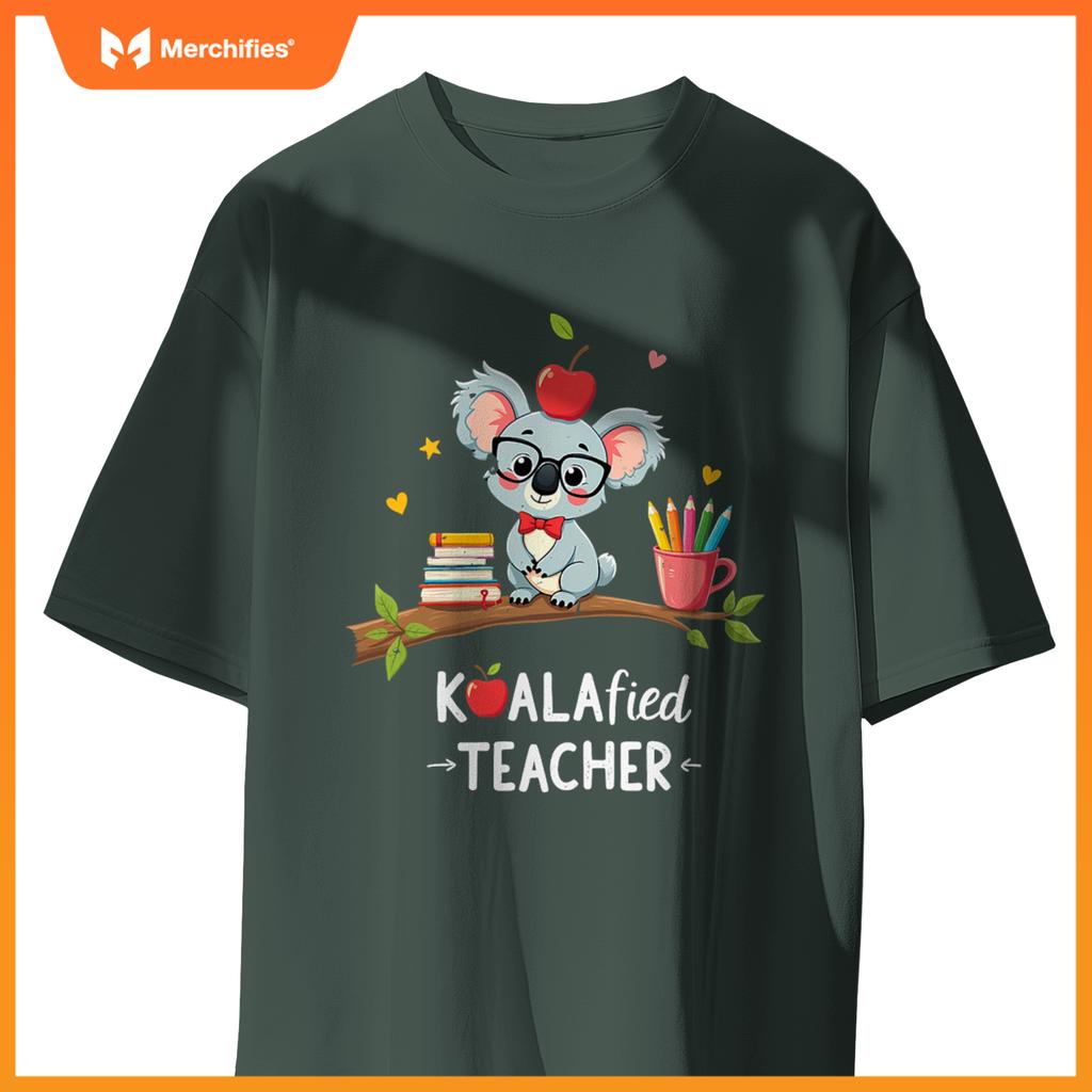 Koalafied (qualified) teacher cute koala teacher design