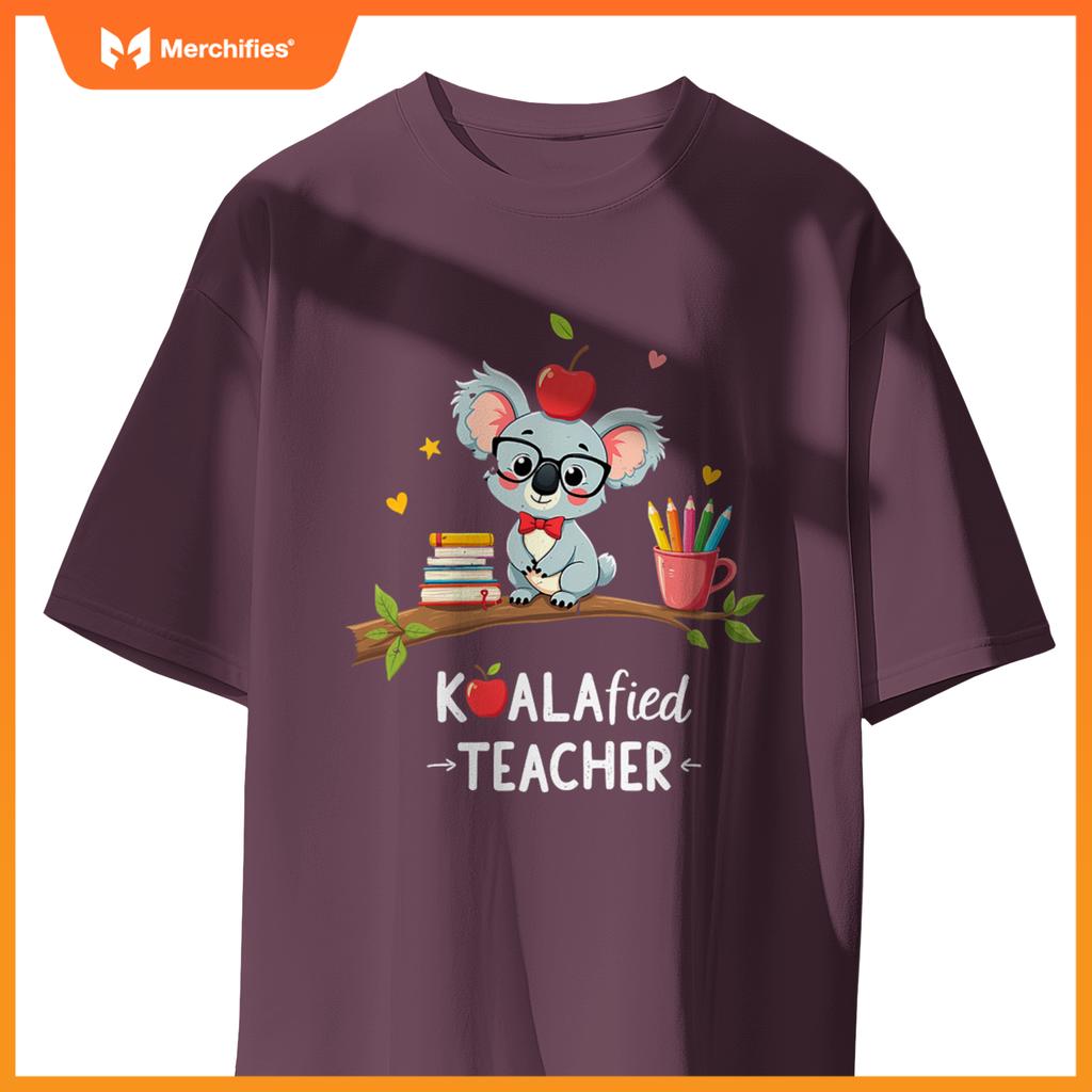Koalafied (qualified) teacher cute koala teacher design