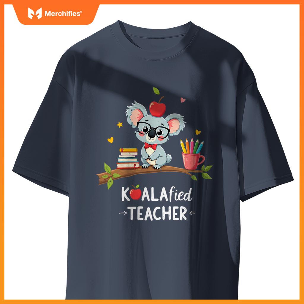 Koalafied (qualified) teacher cute koala teacher design