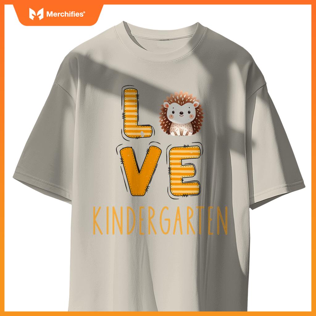 Love kindergarten back to school hedgehog kinder teacher