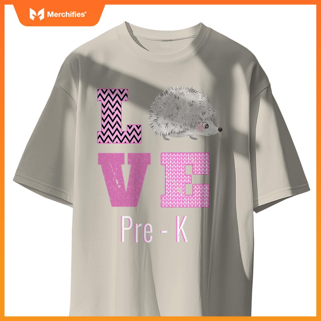Love pre-k hedgehog pre-kindergarten teacher back to school