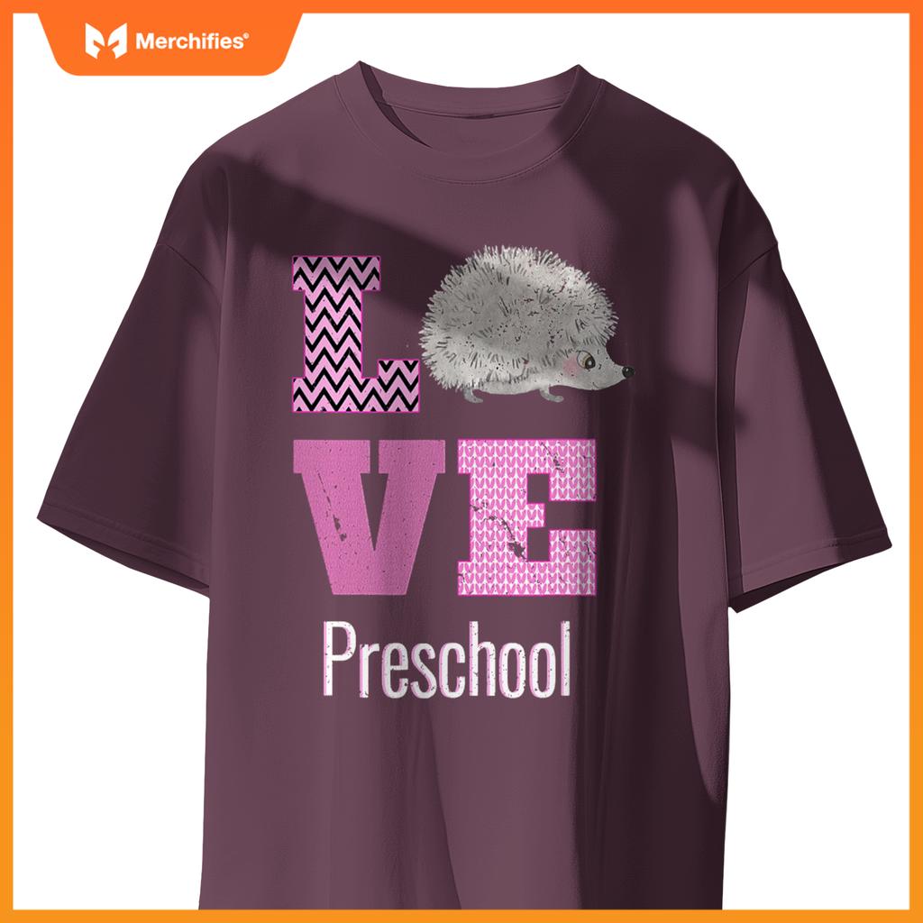 Love preschool hedgehog preschool teacher back to school