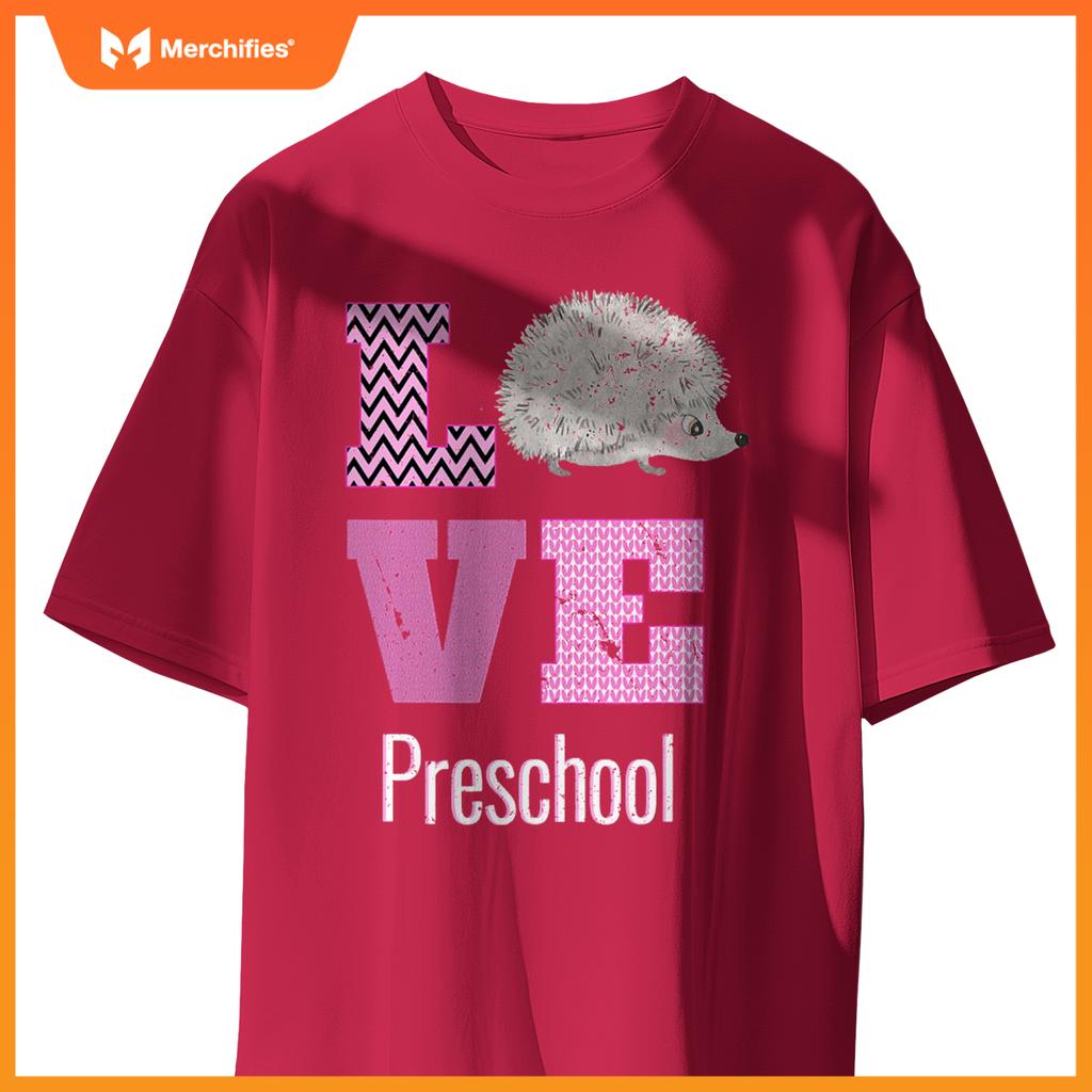 Love preschool hedgehog preschool teacher back to school