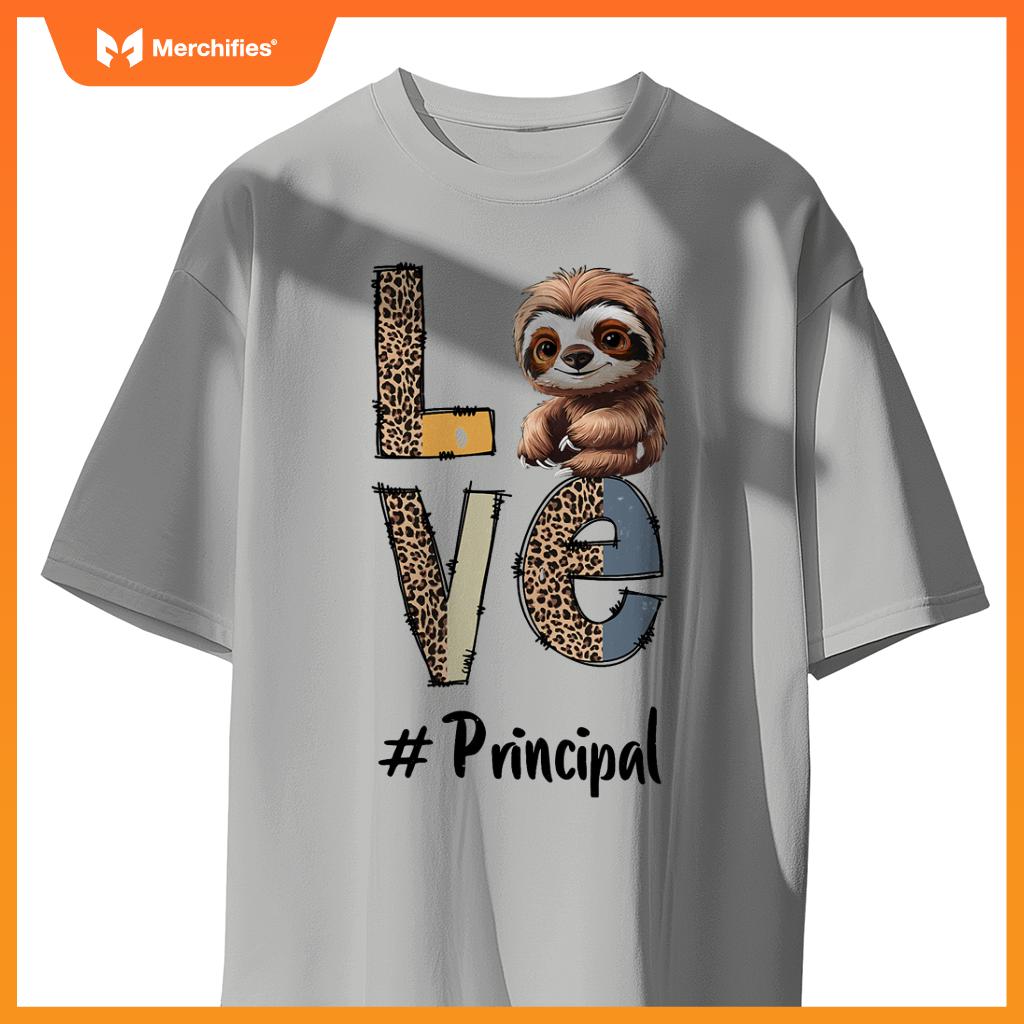 Love sloth principal teacher back to school squad