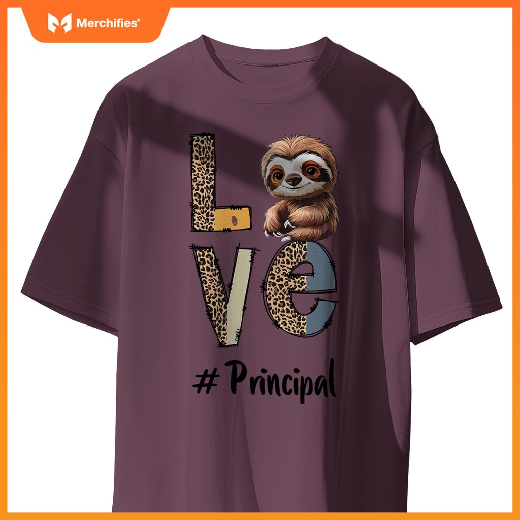 Love sloth principal teacher back to school squad