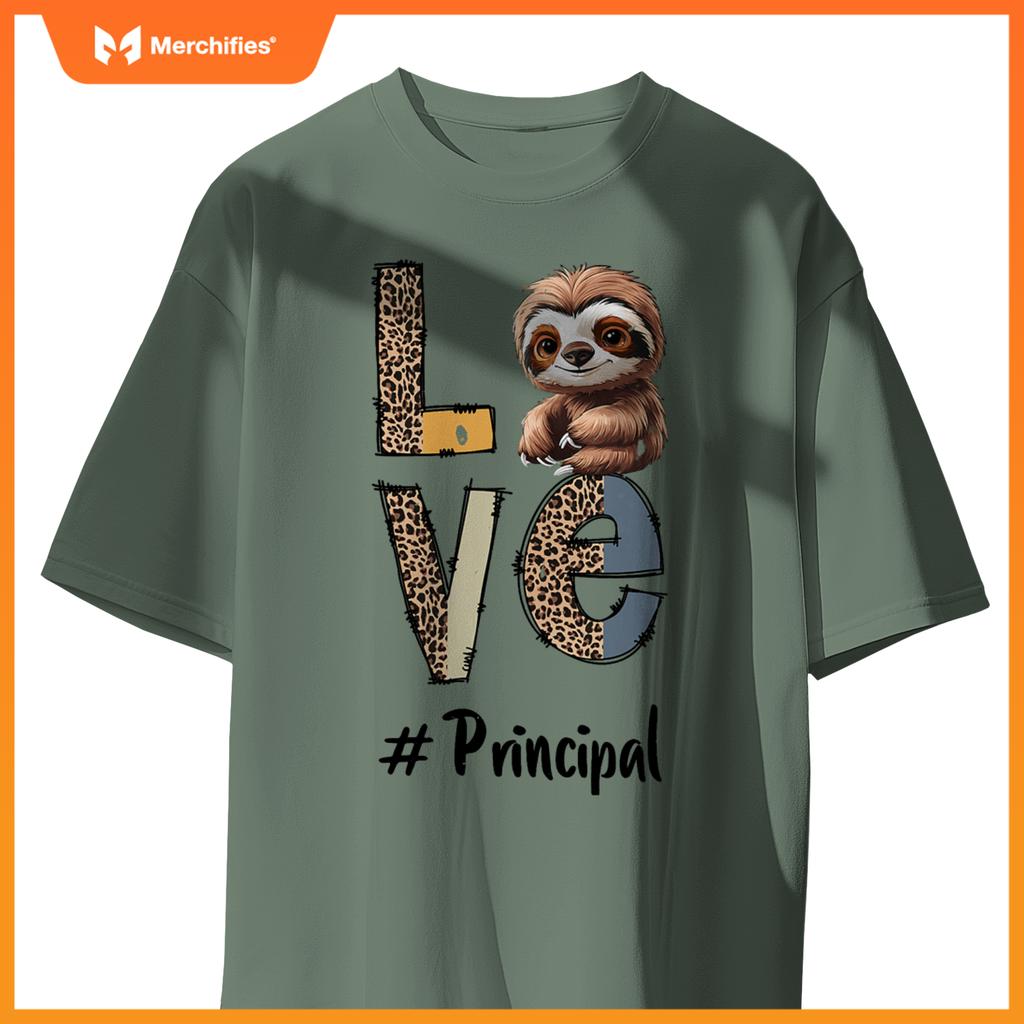Love sloth principal teacher back to school squad
