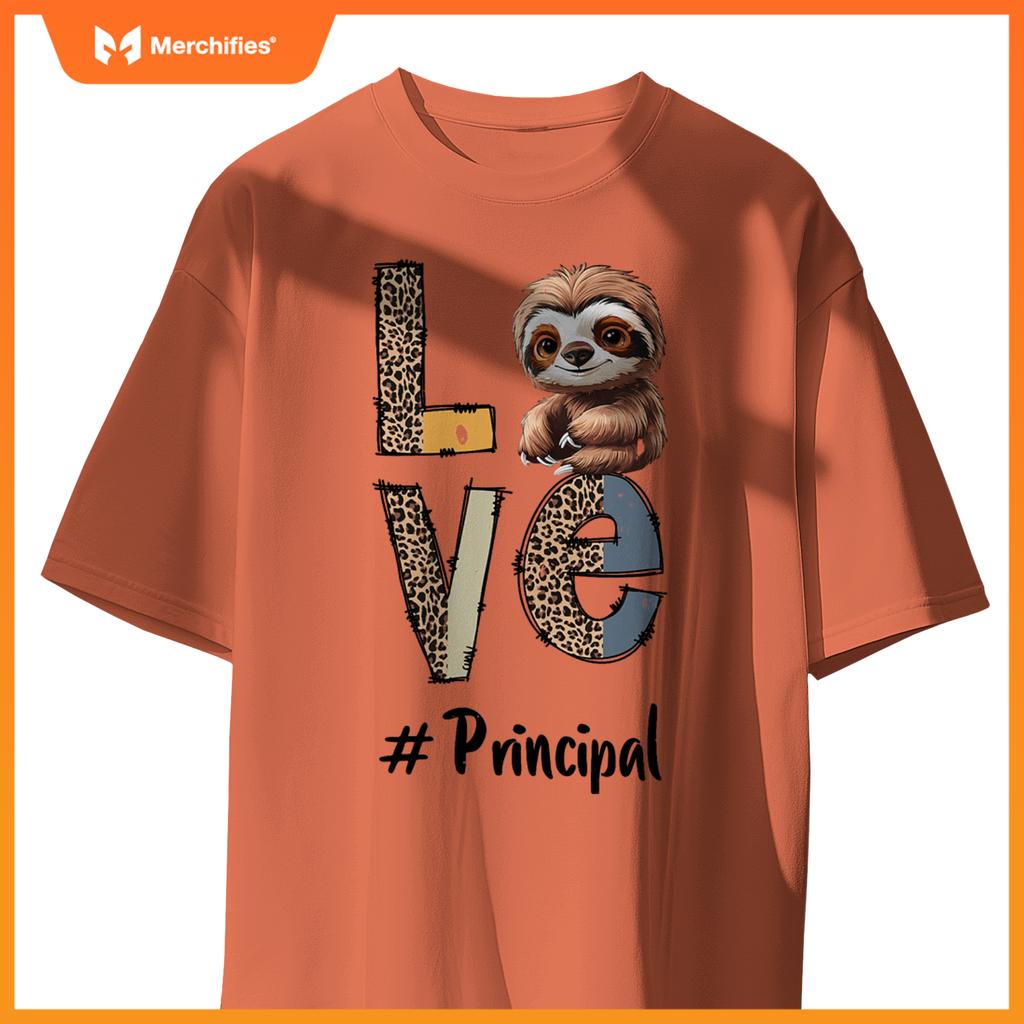 Love sloth principal teacher back to school squad