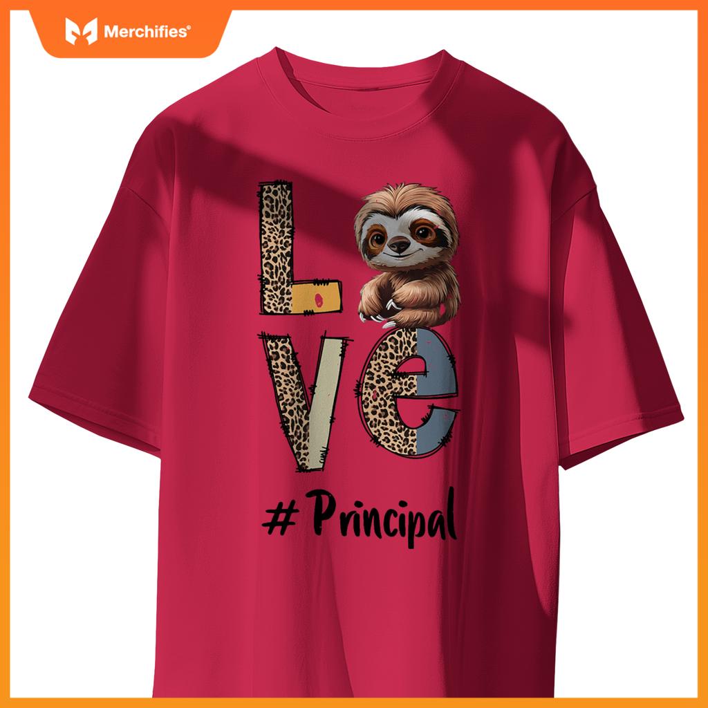 Love sloth principal teacher back to school squad