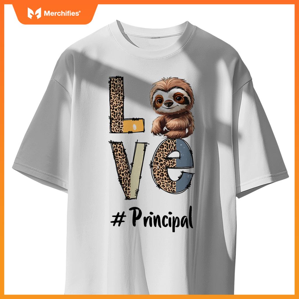 Love sloth principal teacher back to school squad