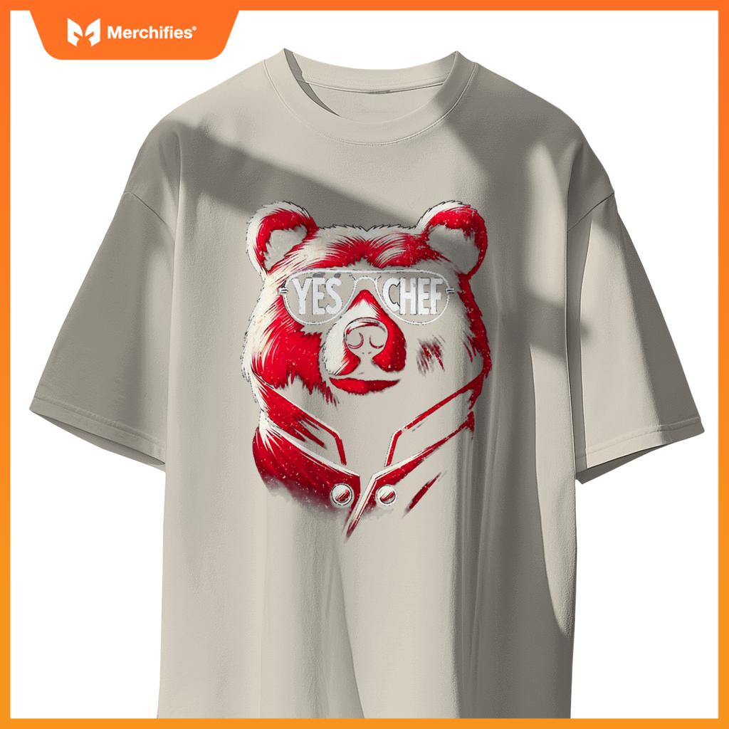 M367 Yes,  Chef Kitchen Bear T-Shirt