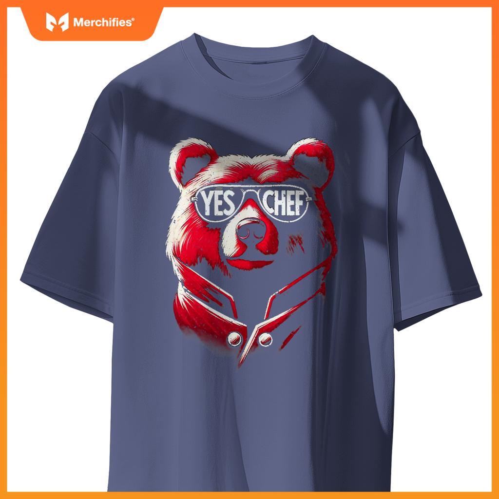 M367 Yes,  Chef Kitchen Bear T-Shirt